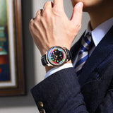 Relógio Masculino Chenxi 6362 – Casino Roulette Rainbow