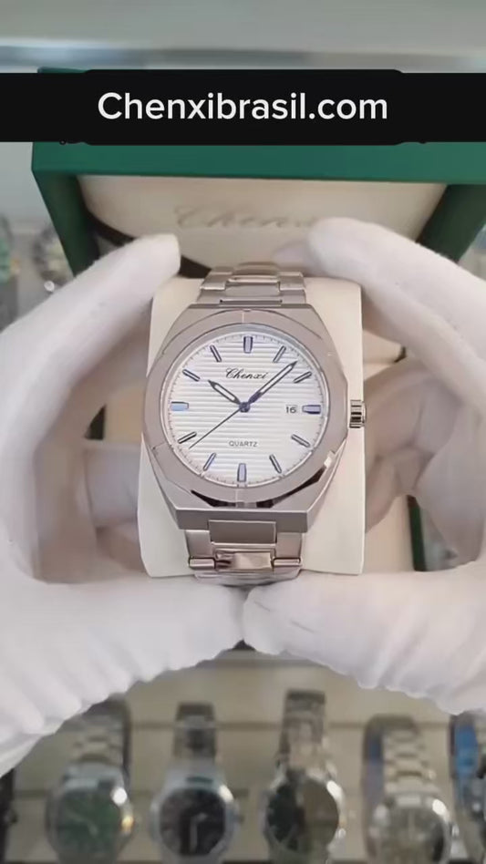 Relógio Masculino Chenxi 8262 – Octo Horizon Steel