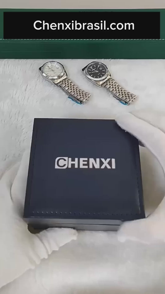 Relógio Masculino Chenxi 004 – Cobalt Classic Fluted Quartz