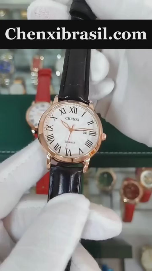 Relógio Feminino Chenxi 301 – Roman Elegance Classic