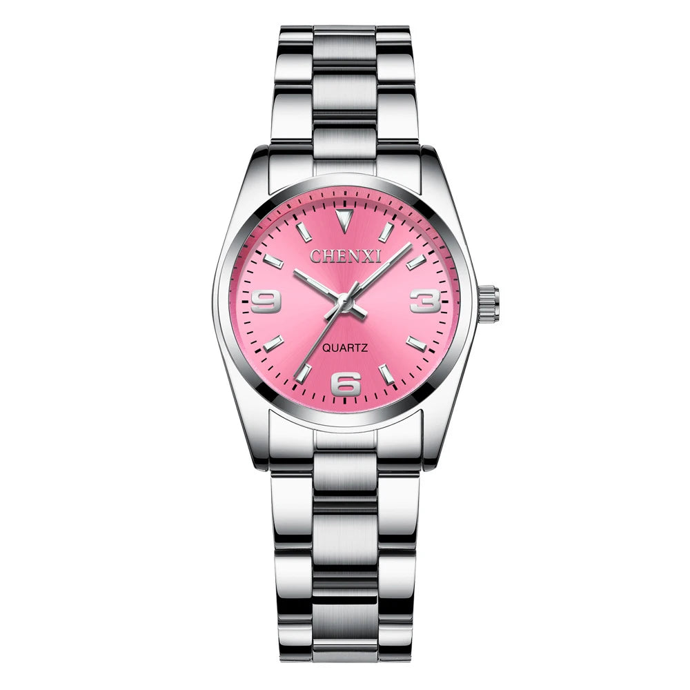 Relógio Feminino Chenxi 021 – Pastel Sunburst Classic